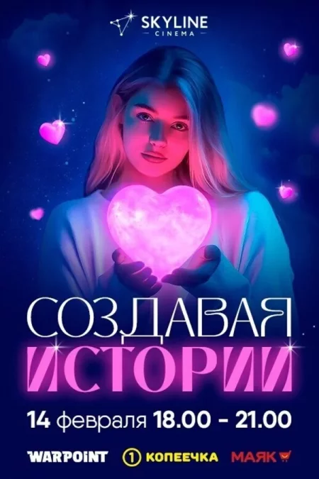 Создавая истории в Skyline Cinema мероприятие в Минске 14 февраля