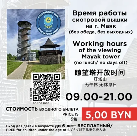 Посещение смотровой вышки на горе Маяк в Витебске 18 июня