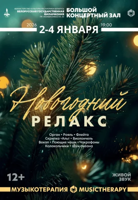 Музыкотерапия. Новогодний релакс в Минске 2 января