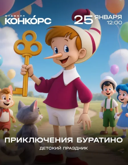 Приключения Буратино в Минске 25 января