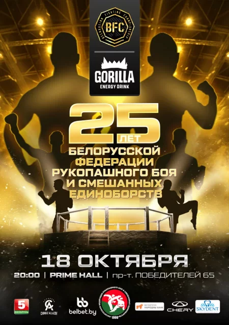 25 лет Белорусской Федерации Рукопашного и Смешанного Боя   in Minsk 18 october – announcement the event on BezKassira.by