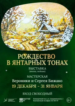 Выставка «Рождество в янтарных тонах»  в  Гродно 20 декабря 2024 года