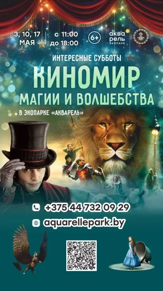 Интересные субботы «КиноМир магии и волшебства»  в  Минске 3 мая 2025 года