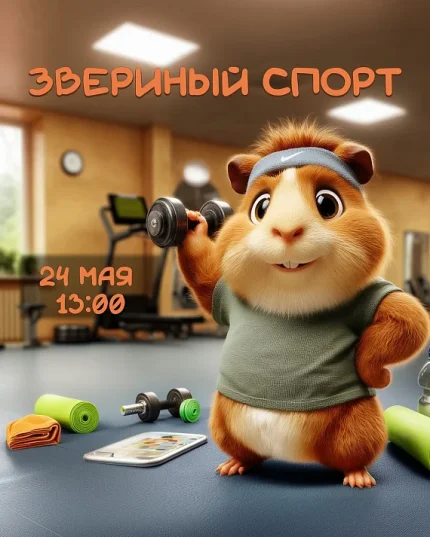 Программа "Звериный спорт"  в  Барановичах 24 мая 2025 года