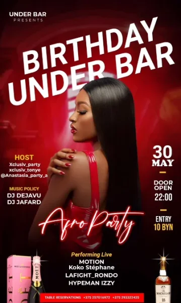 Afro party  in  Minsk 30 may 2025 of the year