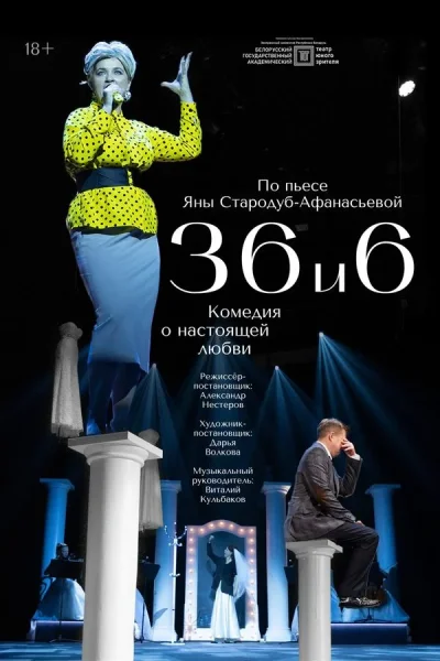 Спектакль «‎36 и 6»‎  у  Мінск 1 ліпеня 2025 гады
