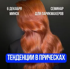Семинар «Тенденции в причёсках» в Minsk 6 december 2023 года