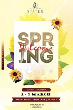 Welcome spring party