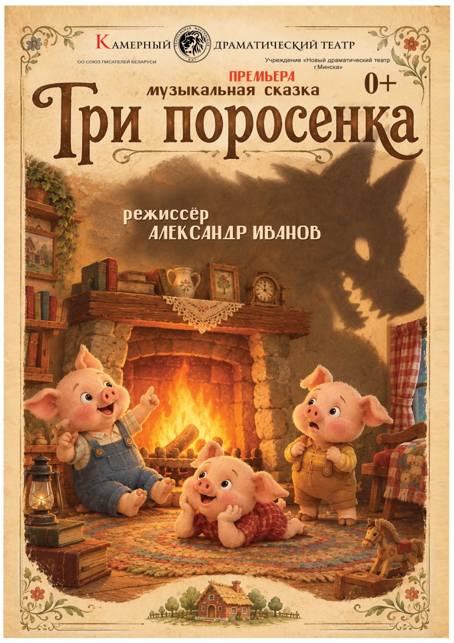 Три поросенка | Билеты на  мероприятие в Минске
