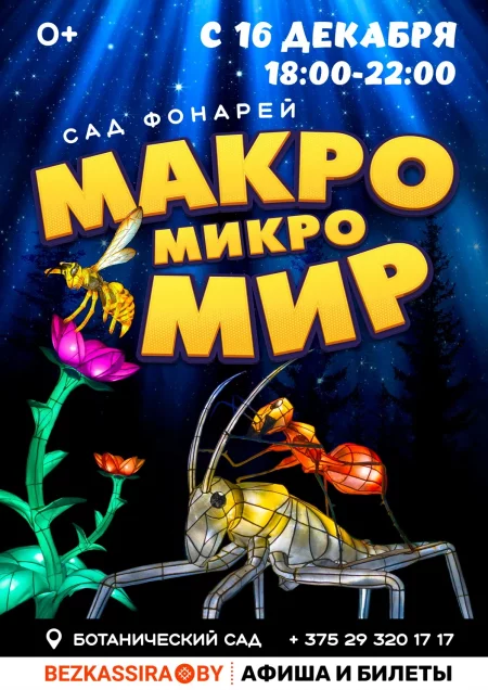 Festival Сад фонарей "Макро Микро МИР" in Minsk 16 december – announcement and tickets for festival