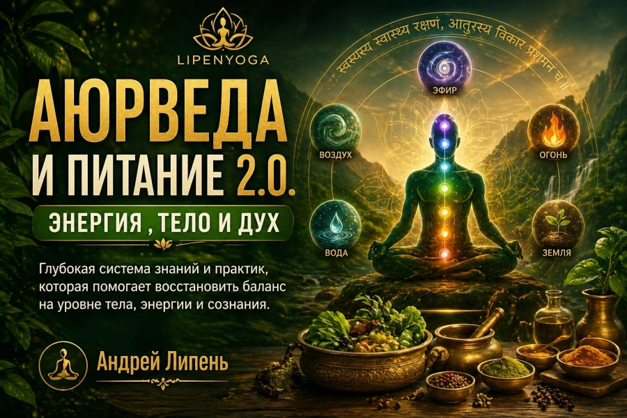 Аюрведа и питание: Энергия, Тело и Дух мероприятие 29 апреля