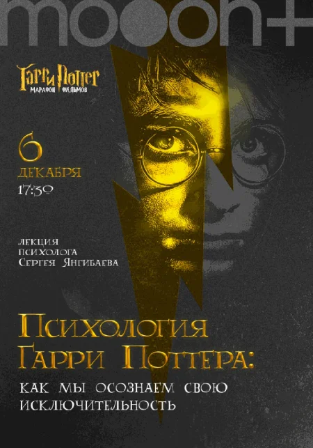  Психология Гарри Поттера: как мы осознаём свою исключительность. Лекция Сергея Янгибаева  в Минске 6 декабря