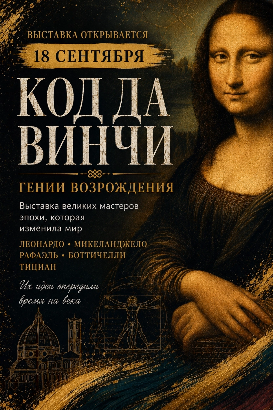 Код да Винчи. Гении Возрождения | Билеты на  мероприятие в Минске 18 сентября