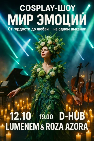 Cosplay-шоу «МИР ЭМОЦИЙ» в Минске 12 октября 2025 года