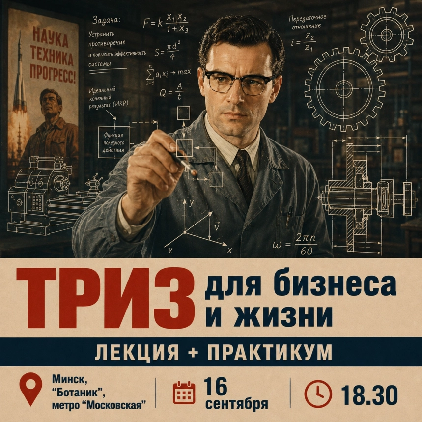 Лекция + Практикум  Минске 16 сентября 2026 