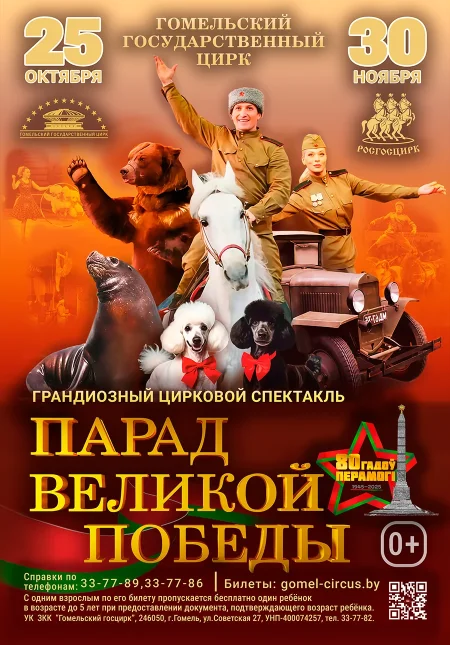 Парад великой победы в Минске 15 ноября