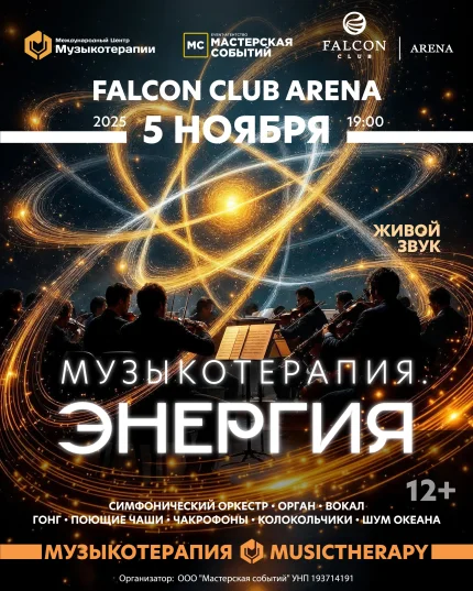 Музыкотерапия. Энергия  в  Минске 5 ноября 2025 года
