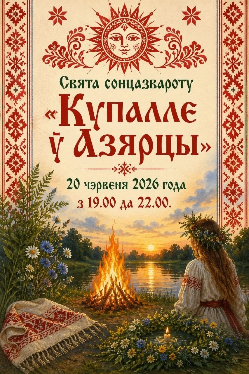 Свята сонцазвароту «Купалле ў Азярцы» фестиваль 20 июня
